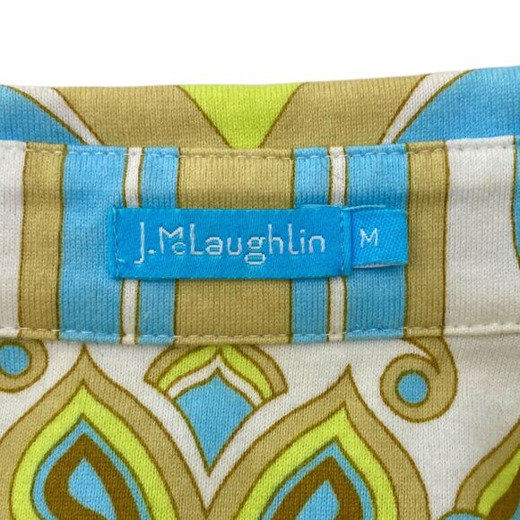 J McLaughlin Top 3/4 Sleeve Cotton Coastal Preppy Sizes Medium - Picture 7 of 12